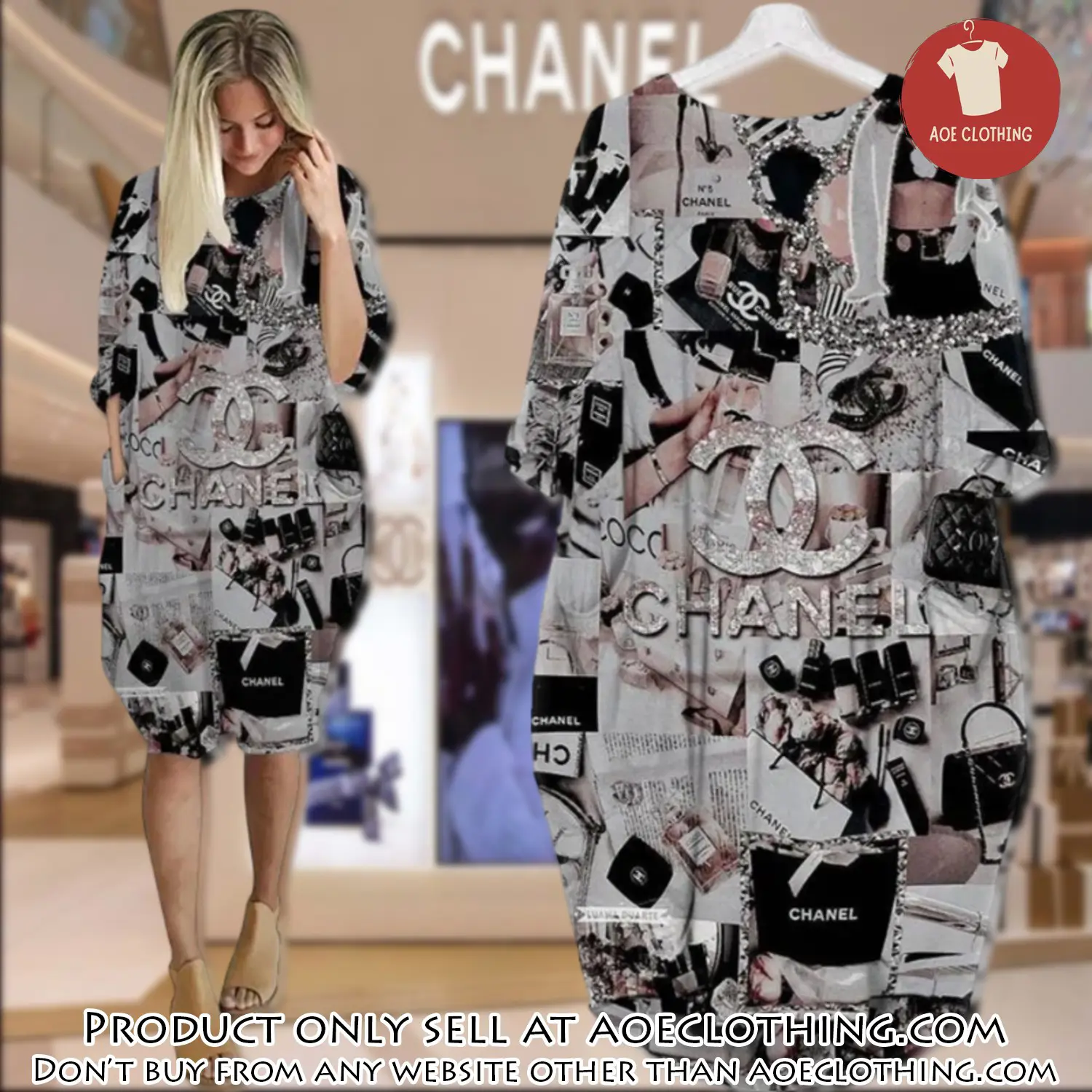 Chanel leopard batwing pocket dress luxury brand for women pd073 aoe1839236
